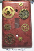 "All geared up" lightswitch cover
