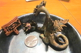 Dragon guarding his treasure