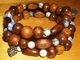 Cabin in the snow memory wire bracelet